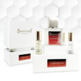 brecourt-paris-lAmoureuse-perfume-bottle-in-a-pack-with-peach-and-violet-florals-romantic-fruity-floral-scent-in-nigeria