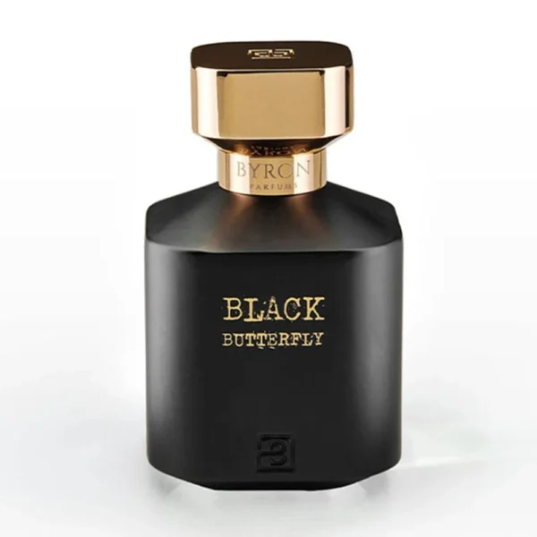 byron-parfums-black-butterfly-shown-with-tiara-flowers-freesia-and-vanilla-soft-feminine-scent-in-nigeria