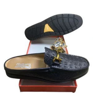 mens-black-half-shoe-by ferragamo-available-in-nigeria