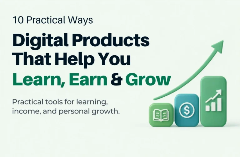 10 Practical Ways Digital Products Can Help You Learn, Earn and Grow